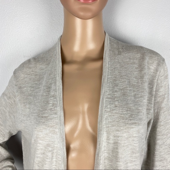 NEW MADEWELL GRAY OPEN FRONT CARDIGAN - Picture 3 of 7